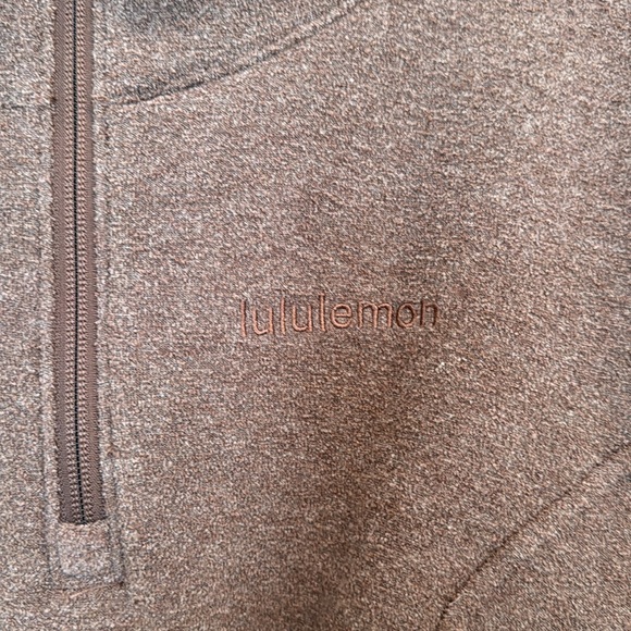 EUC Lululemon Looped Terry Fleece Half-Zip Hoodie - Picture 3 of 12
